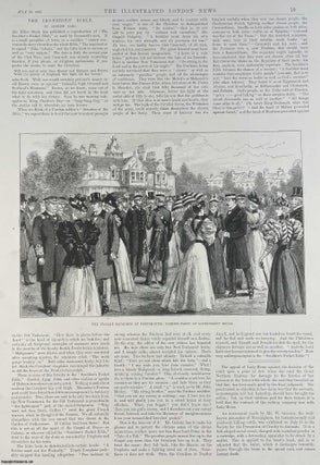 Item #408856 The Ironsides' Bible. An original article from the Illustrated London News, 1895....