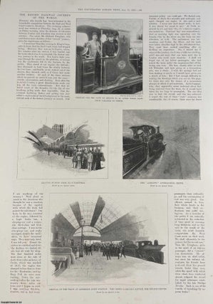 Item #408863 The Record Railway Journey of the World; Euston to Aberdeen in 512 minutes. An...