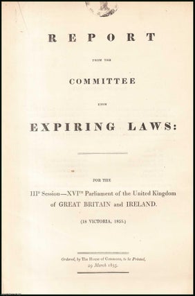 Item #408893 [Blue Book Report]. Select Committee Report on Expiring Laws; Register of Temporary...
