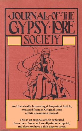 Item #410698 Gypsy Clans (part 1) in Sweden. An uncommon original article from the Journal of the...