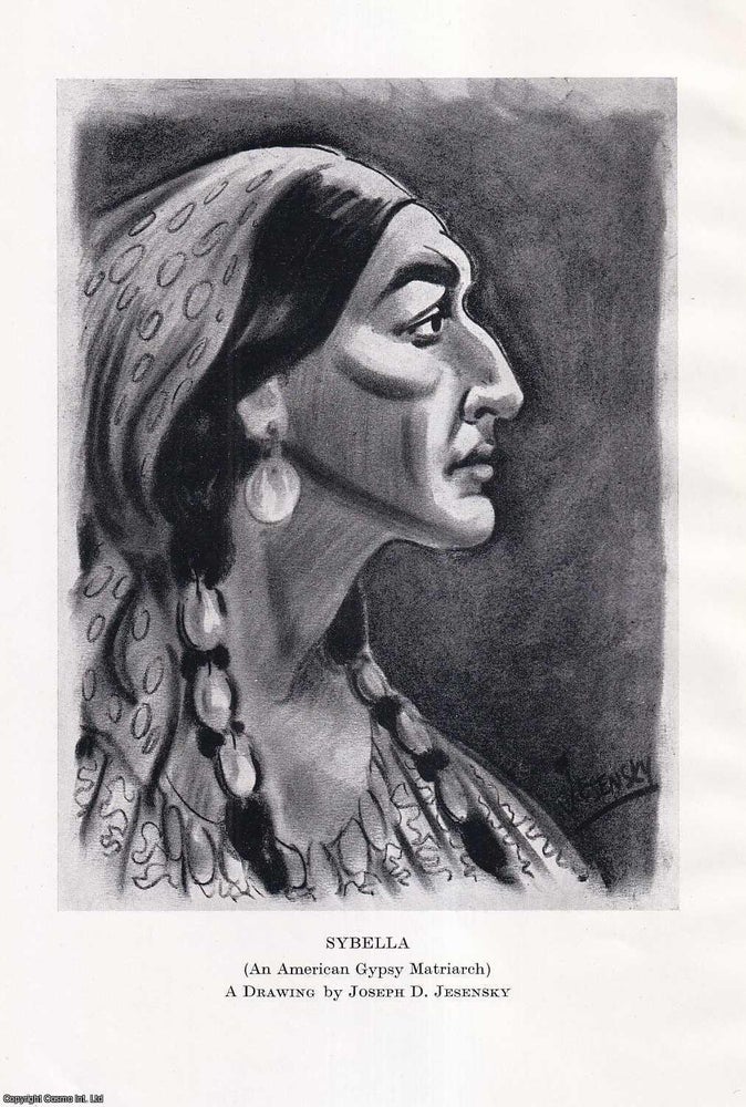 Item #410812 A Gajo Artist Visits American Tent Gypsies. 3 pages, 1 plate. An article printed in...