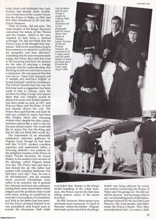 Item #411199 The Death of George V. An original article from History Today, 1986. Alexander Murray
