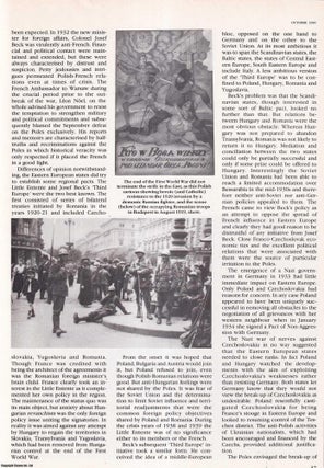 Item #411263 Eastern Europe between the Wars. An original article from History Today, 1990. Anita...
