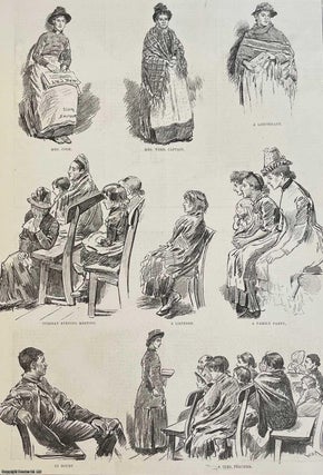 Item #411781 The 'Slum Sisters' Service of the Salvation Army. An original print from the...