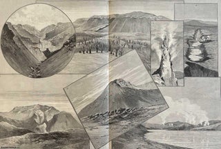 Item #411785 Tarawera Mountain, New Zealand since the Volcanic Eruption. An original print from...
