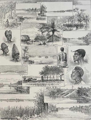 Item #411829 The Emin Pasha Relief Expedition up the Congo and the Aruwimi. Sketches by Mr...