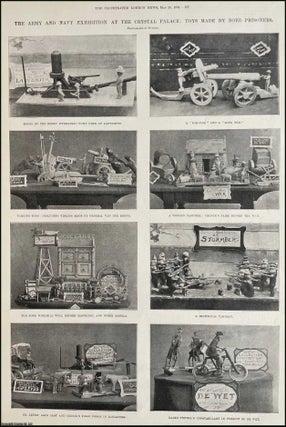 Item #411833 Toys Made By Boer Prisoners; from the Army and Navy Exhibition at the Crystal...