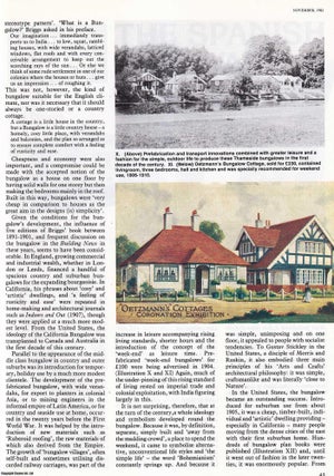 Item #412516 The Bungalow; an Indian Contributuion to the West. An original article from History...