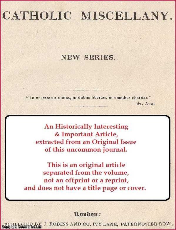 Item #414679 Salisbury Cathedral. An original article from the Catholic Miscellany and Monthly...