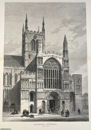 Rochester Cathedral: Drawn by S. Read. An original print from. ROCHESTER.