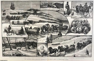 The Jeannette Search Expedition, in North-Eastern Siberia. An original print. JEANNETTE EXPEDITION.