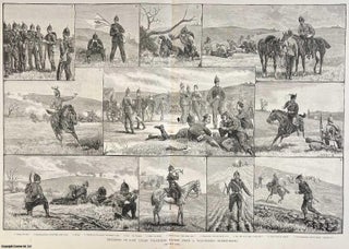 Incidents of the Volunteer Review of 1881. An original print. MILITARY.
