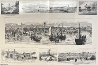 Views of Portsmouth. An original print from the Illustrated London. PORTSMOUTH.