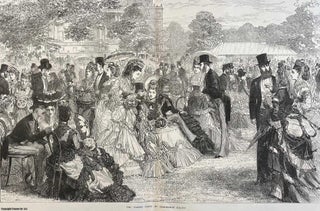 The Garden Party at Buckingham Palace. An original print from. ROYALTY.
