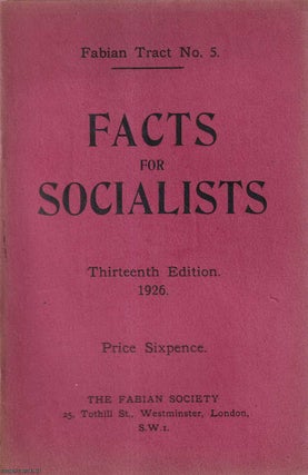 Item #416168 Facts for Socialists; the Distribution of the National Income and its Results....