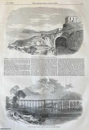 Item #416244 The Opening of the Dublin and Wicklow Railway. An original print from the...