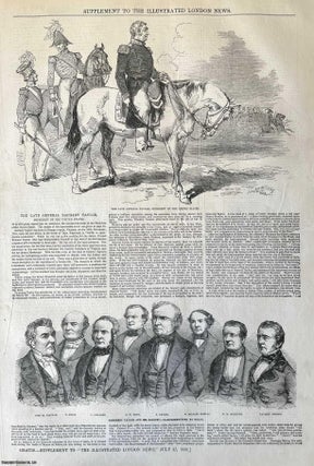 Item #416294 General Zachary Taylor - President of the United States. An original print from the...