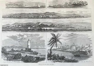 Item #416326 Views on the Slave Coast East Africa. An original print from the Illustrated London...