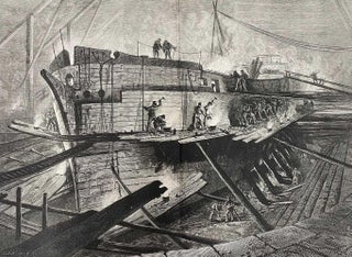 Preparing the Ships the 'Alert' and the 'Discovery' at Portsmouth. ARCTIC EXPEDITION OF 1876.