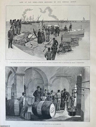 Sketches of Life at San Remo, Italy. A collection of. ITALY.