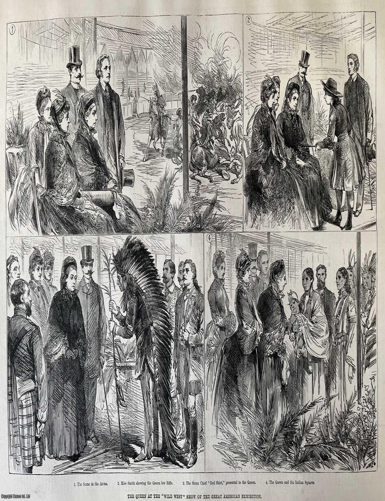 Item #416655 The Queen at the 'Wild West' Show of the Great American Exhibition. A collection of...