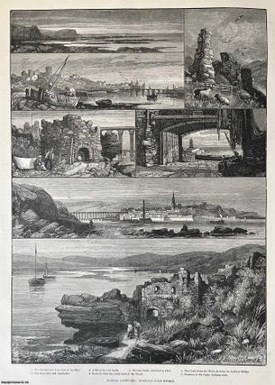 Item #416698 Border Sketches: Berwick-on-Tweed. A collection of original woodcut engravings, from...