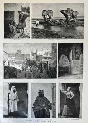 Item #416834 Views in Tangier, Morocco. Seven original prints, from the Graphic Illustrated...