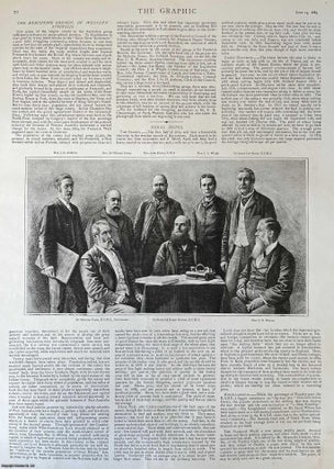 Item #416856 The Executive Council of Western Australia. An original woodcut engraving, with...