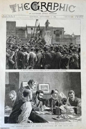 Item #416861 The Great Strike of Dock Labourers in the East End of London; East and West India...
