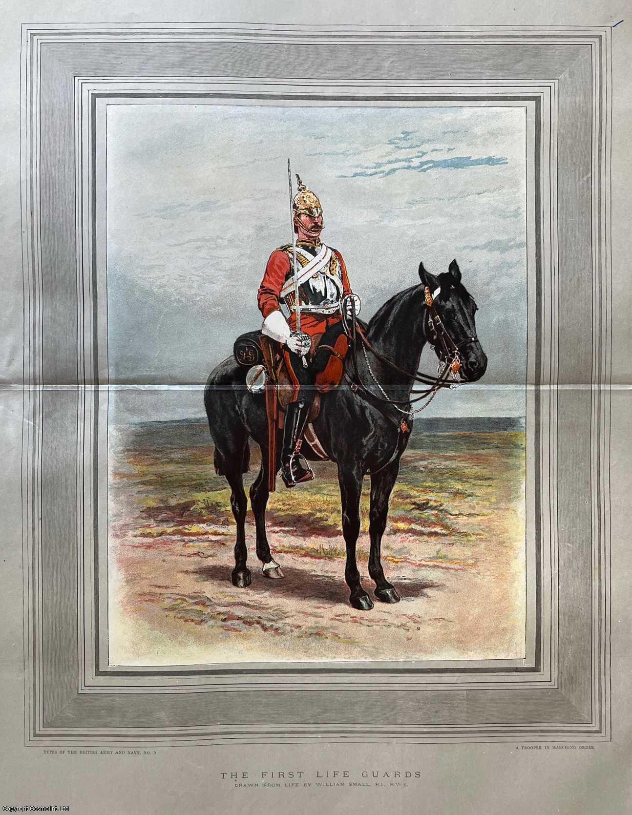First Life Guards The First Life Guards, a Trooper in Marching Order. Drawn from Life by ...