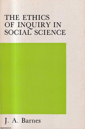 Item #417002 The Ethics of Inquiry in Social Science. Three Lectures. Published by Oxford...