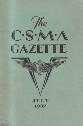 Item #417028 The Civil Service Motoring Association Gazette, July 1932. Civil Service Motoring...
