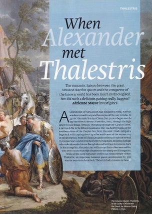 Item #417397 When Alexander the Great Met Thalestris, Queen of the Amazon: How Believable is the...