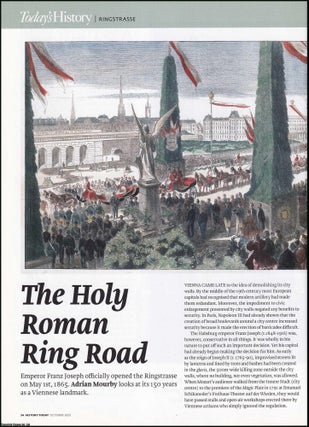 Item #417454 The Holy Roman Ring Road: The Ringstrasse, 150 Years as a Viennese Landmark. An...