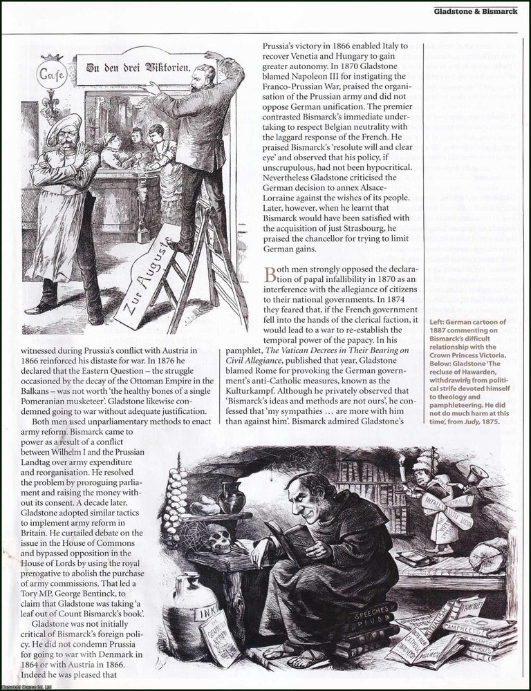Item #417589 Bismarck and Gladstone: Surprising Parallels between the Grand Old Man and the Iron...
