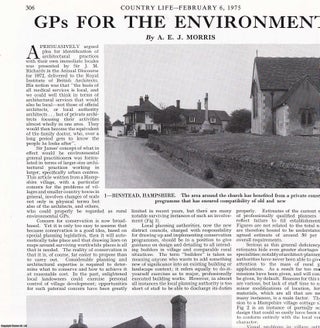 Item #417837 The Case for Local Architectural Services: GPs for the Environment. Several pictures...