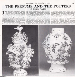 Item #417899 Pot-Pourri Vases: The Perfume and the Potters. Several pictures and accompanying...