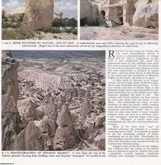 Item #417971 Cappadocia, Turkey; Land of Cones, Caves and Churches. Several pictures and...