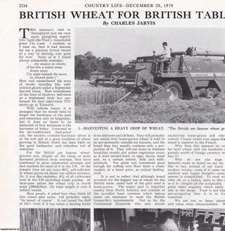 Item #418082 British Wheat for British Tables: The Wheat Industry in the UK. Several pictures and...