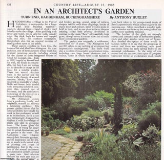 Item #418281 Turn End, Haddenham, Buckinghamshire; an Architect's Garden. Several pictures and...