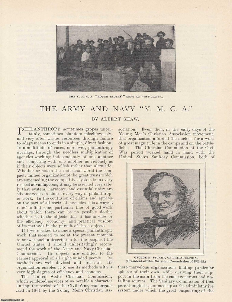 Item #418410 The Army and Navy YMCA: Supporting American Forces at Home and Abroad. Written by...