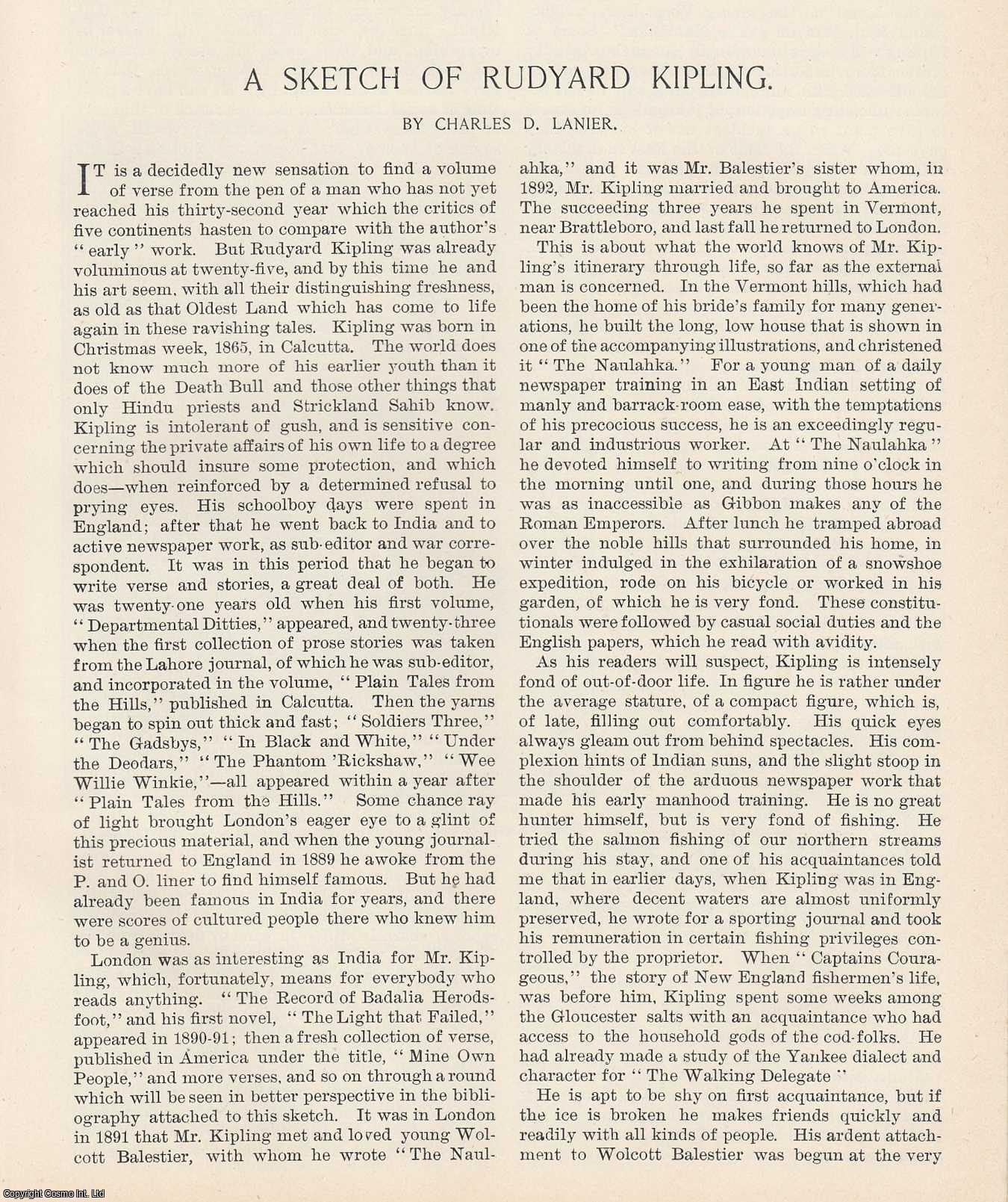 Rudyard Kipling: A Study of the Poet and Storyteller. Written by ...