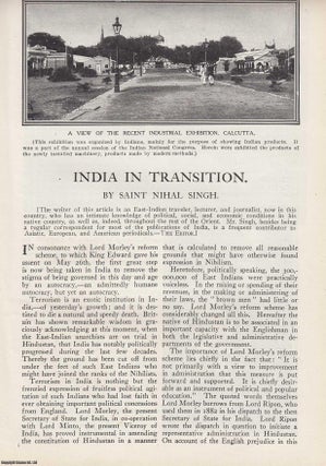 Item #418636 India in Transition. An original article from the American Review of Reviews, 1909....
