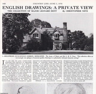 Item #418827 The Collection of English Drawings belonging to Major Leonard Dent. Several pictures...