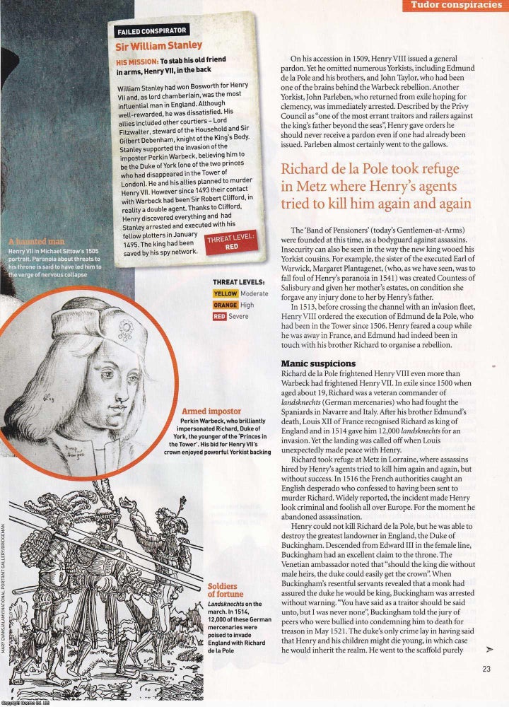 Item #419052 A Secret War against the Tudors. The Conspiracies that threatened to bring down...