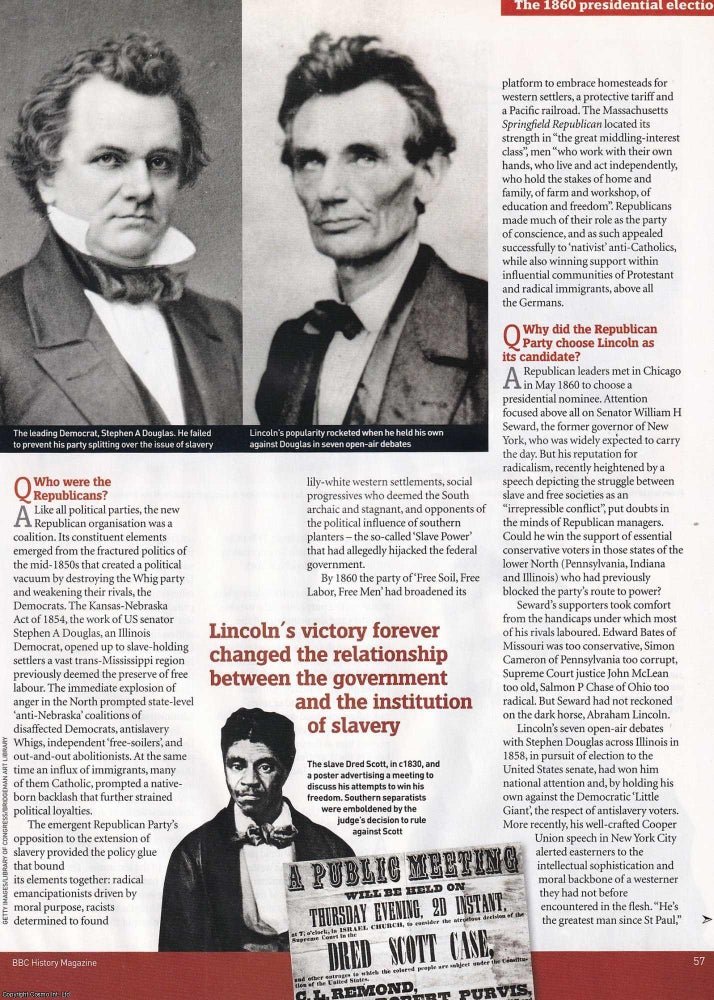 Item #419055 A Country at the Crossroads: The 1860 Election that Sparked the American Civil War....