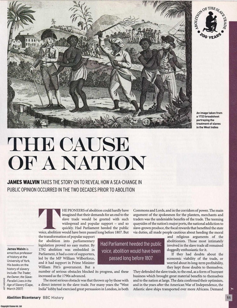 Item #419101 Abolition of the Slave Trade: The Cause of a Nation. How a sea-change in public...