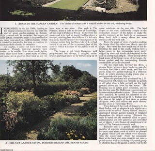 Item #419403 The Garden of the Postern, Tonbridge, Kent. Several pictures and accompanying text,...