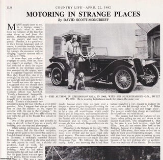 Item #419420 Motoring in Strange Places: A Bugati in the Arctic Circle etc. Several pictures and...