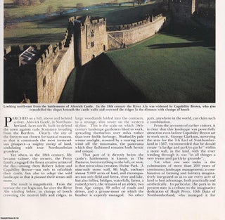 Item #419496 Hulne Park, Alnwick Castle's Heroic Panorama by Capability Brown. Several pictures...
